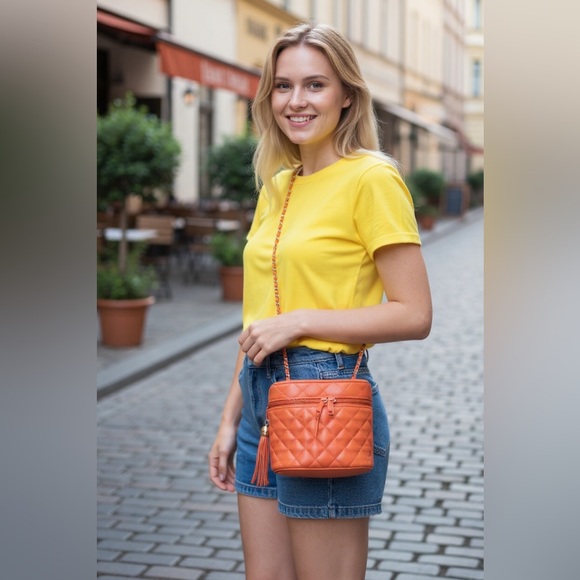 CC Courtenay Handbags - Vintage Quilted Crossbody Bag